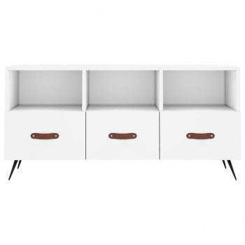 TV-Schrank Weiß 102x36x50 cm Holzwerkstoff