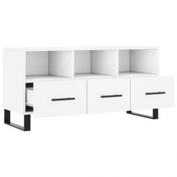 TV-Schrank Weiß 102x36x50 cm Holzwerkstoff