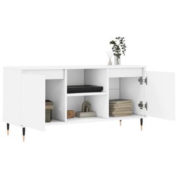 TV-Schrank Weiß 104x35x50 cm Holzwerkstoff