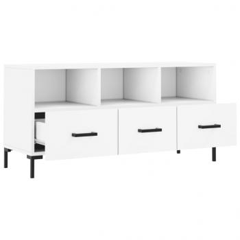 TV-Schrank Weiß 102x36x50 cm Holzwerkstoff