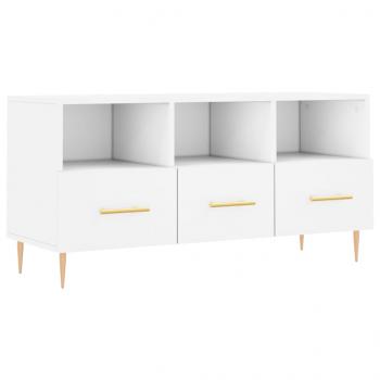 TV-Schrank Weiß 102x36x50 cm Holzwerkstoff