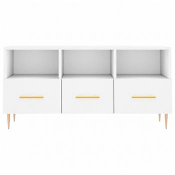 TV-Schrank Weiß 102x36x50 cm Holzwerkstoff