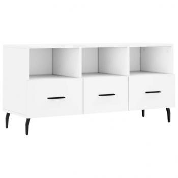 TV-Schrank Weiß 102x36x50 cm Holzwerkstoff