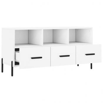 TV-Schrank Weiß 102x36x50 cm Holzwerkstoff