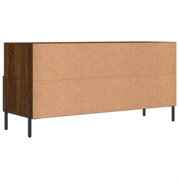 TV-Schrank Braun Eichen-Optik 102x36x50 cm Holzwerkstoff