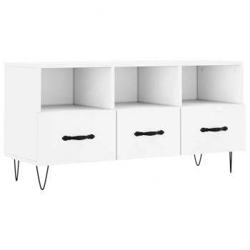 TV-Schrank Weiß 102x36x50 cm Holzwerkstoff