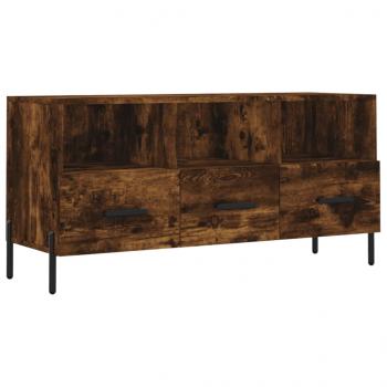 TV-Schrank Räuchereiche 102x36x50 cm Holzwerkstoff