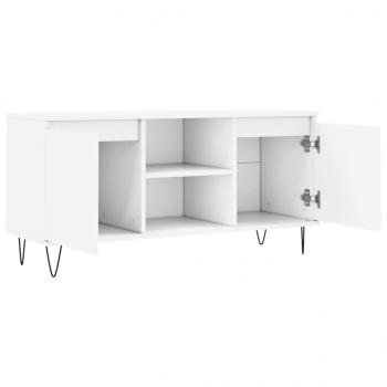 TV-Schrank Weiß 104x35x50 cm Holzwerkstoff