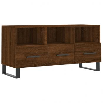 TV-Schrank Braun Eichen-Optik 102x36x50 cm Holzwerkstoff