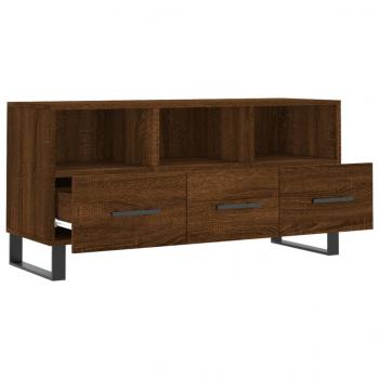 TV-Schrank Braun Eichen-Optik 102x36x50 cm Holzwerkstoff