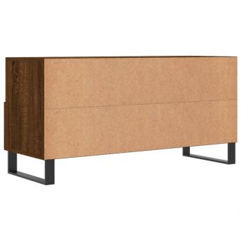 TV-Schrank Braun Eichen-Optik 102x36x50 cm Holzwerkstoff