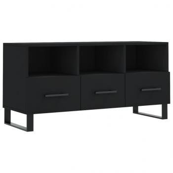 TV-Schrank Schwarz 102x36x50 cm Holzwerkstoff