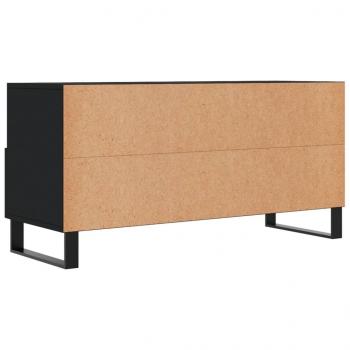 TV-Schrank Schwarz 102x36x50 cm Holzwerkstoff