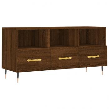 TV-Schrank Braun Eichen-Optik 102x36x50 cm Holzwerkstoff