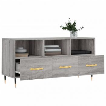 TV-Schrank Grau Sonoma 102x36x50 cm Holzwerkstoff