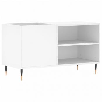 Plattenschrank Weiß 85x38x48 cm Holzwerkstoff