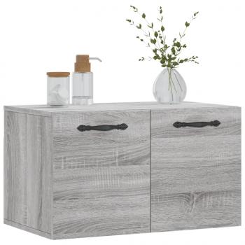 Wandschrank Grau Sonoma 60x36,5x35 cm Holzwerkstoff