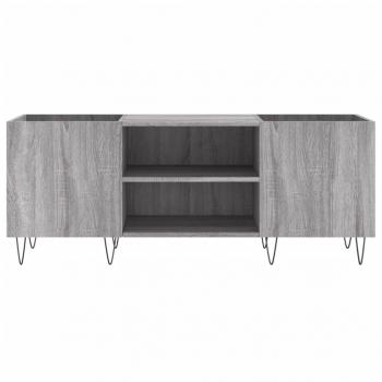 Plattenschrank Grau Sonoma 121x38x48 cm Holzwerkstoff