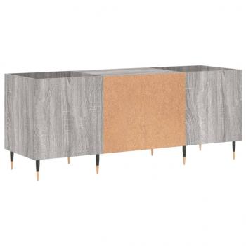 Plattenschrank Grau Sonoma 121x38x48 cm Holzwerkstoff