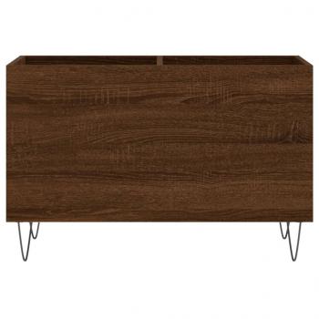 Plattenschrank Braun Eichen-Optik 74,5x38x48 cm Holzwerkstoff