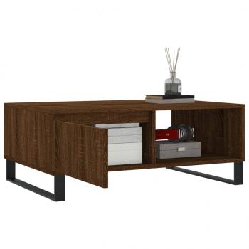 Couchtisch Braun Eichen-Optik 90x60x35 cm Holzwerkstoff