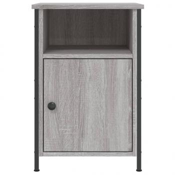 Nachttische 2 Stk. Grau Sonoma 40x42x60 cm Holzwerkstoff