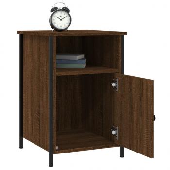 Nachttische 2 Stk. Braun Eichen-Optik 40x42x60 cm Holzwerkstoff