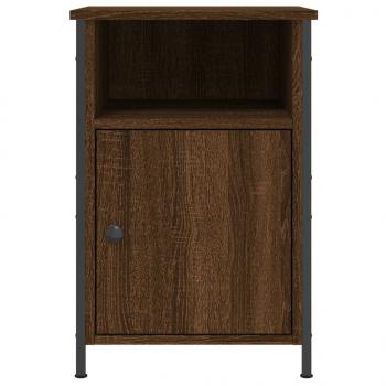 Nachttische 2 Stk. Braun Eichen-Optik 40x42x60 cm Holzwerkstoff