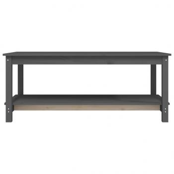 Couchtisch Grau 110x55x45 cm Massivholz Kiefer