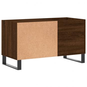 Plattenschrank Braun Eichen-Optik 85x38x48 cm Holzwerkstoff