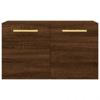 Wandschrank Braun Eichen-Optik 60x36,5x35cm Holzwerkstoff