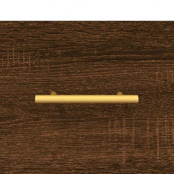 Wandschrank Braun Eichen-Optik 60x36,5x35cm Holzwerkstoff