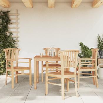 ARDEBO.de - 5-tlg. Garten-Essgruppe Massivholz Teak