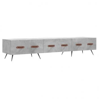 TV-Schrank Betongrau 150x36x30 cm Holzwerkstoff