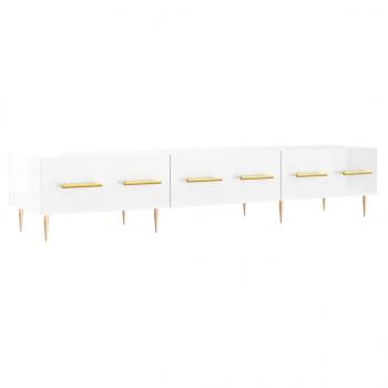 TV-Schrank Hochglanz-Weiß 150x36x30 cm Holzwerkstoff