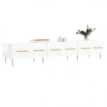 TV-Schrank Hochglanz-Weiß 150x36x30 cm Holzwerkstoff