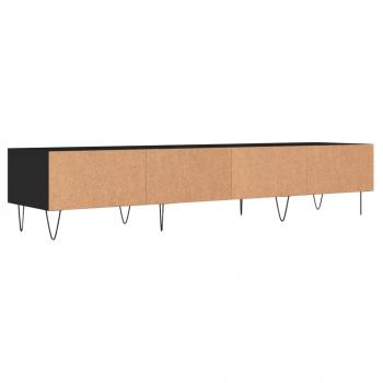 TV-Schrank Schwarz 150x36x30 cm Holzwerkstoff