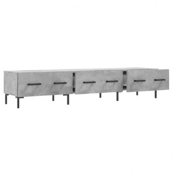 TV-Schrank Betongrau 150x36x30 cm Holzwerkstoff