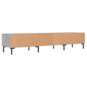 TV-Schrank Betongrau 150x36x30 cm Holzwerkstoff