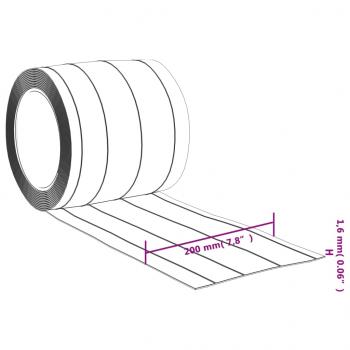 Türvorhang Transparent 200x1,6 mm 25 m PVC