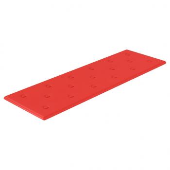 Wandpaneele 12 Stk. Rot 90x30 cm Kunstleder 3,24 m²