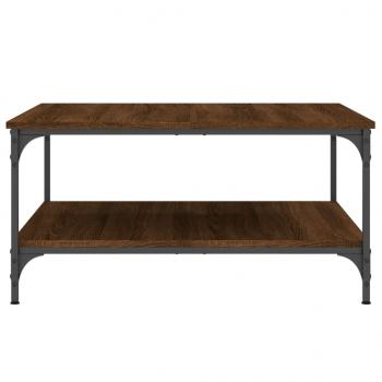 Couchtisch Braun Eichen-Optik 80x80x40 cm Holzwerkstoff