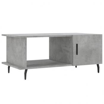 Couchtisch Betongrau 90x50x40 cm Holzwerkstoff