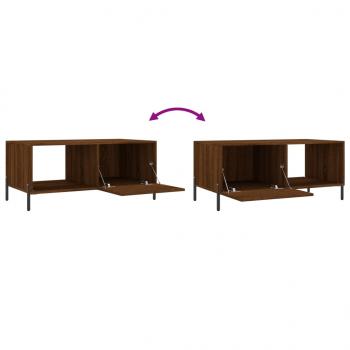 Couchtisch Braun Eichen-Optik 90x50x40 cm Holzwerkstoff