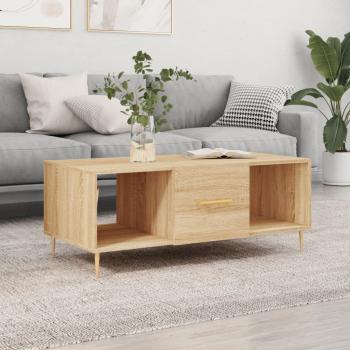 ARDEBO.de - Couchtisch Sonoma-Eiche 102x50x40 cm Holzwerkstoff