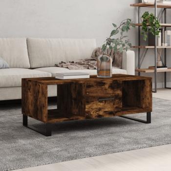 ARDEBO.de - Couchtisch Räuchereiche 102x50x40 cm Holzwerkstoff