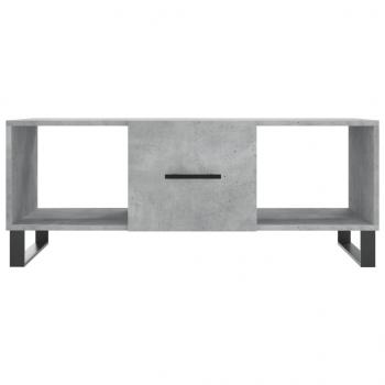 Couchtisch Betongrau 102x50x40 cm Holzwerkstoff