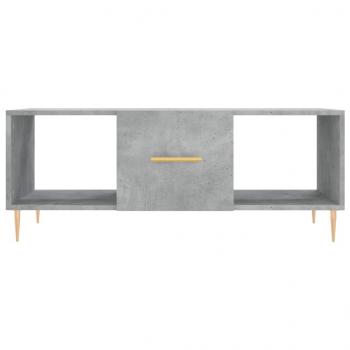 Couchtisch Betongrau 102x50x40 cm Holzwerkstoff