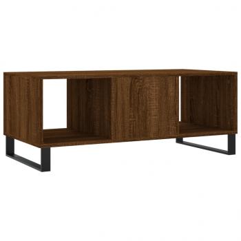 Couchtisch Braun Eichen-Optik 102x50x40 cm Holzwerkstoff