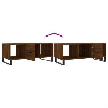 Couchtisch Braun Eichen-Optik 102x50x40 cm Holzwerkstoff